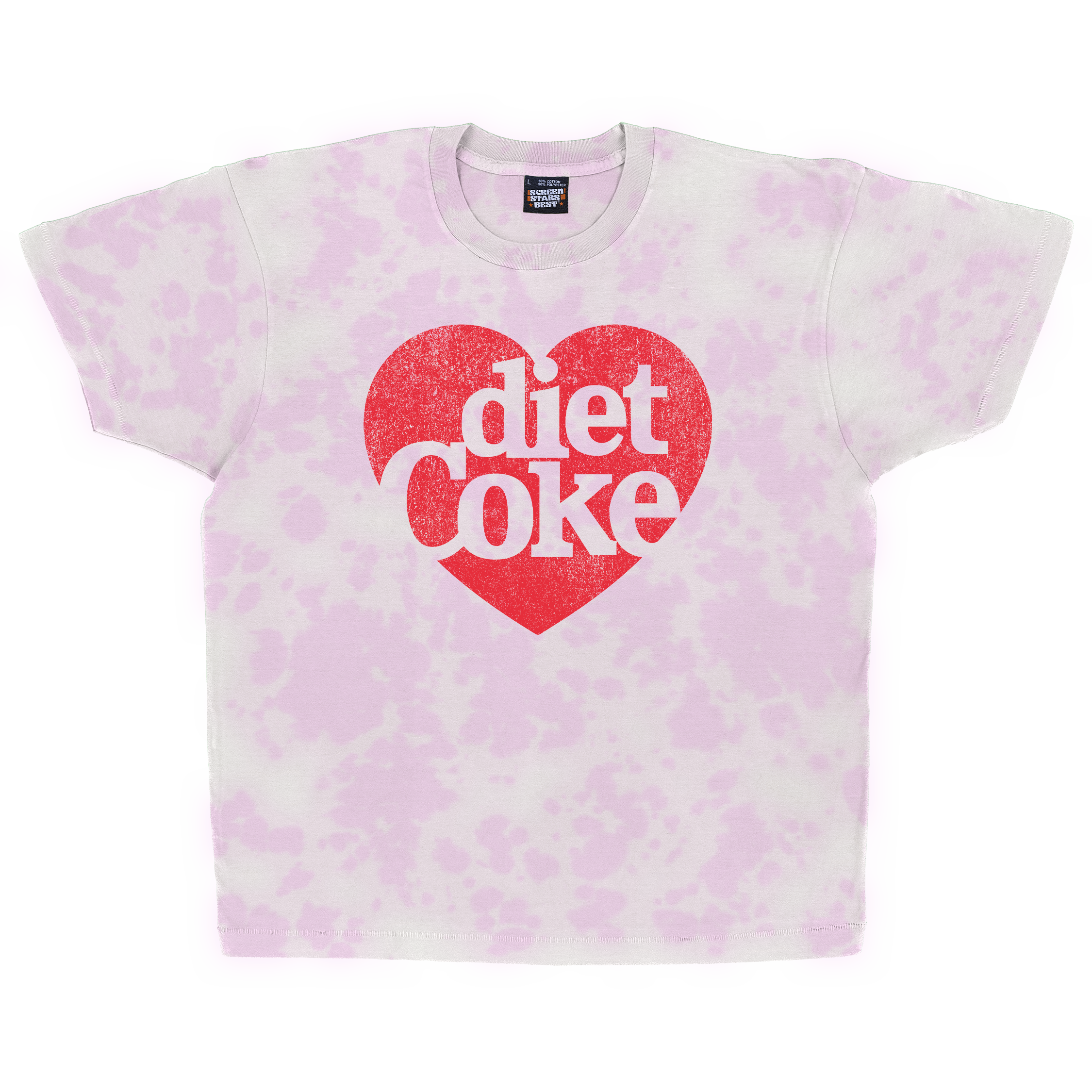 Diet Coke - Big Heart SS Tee – Screen Stars Best
