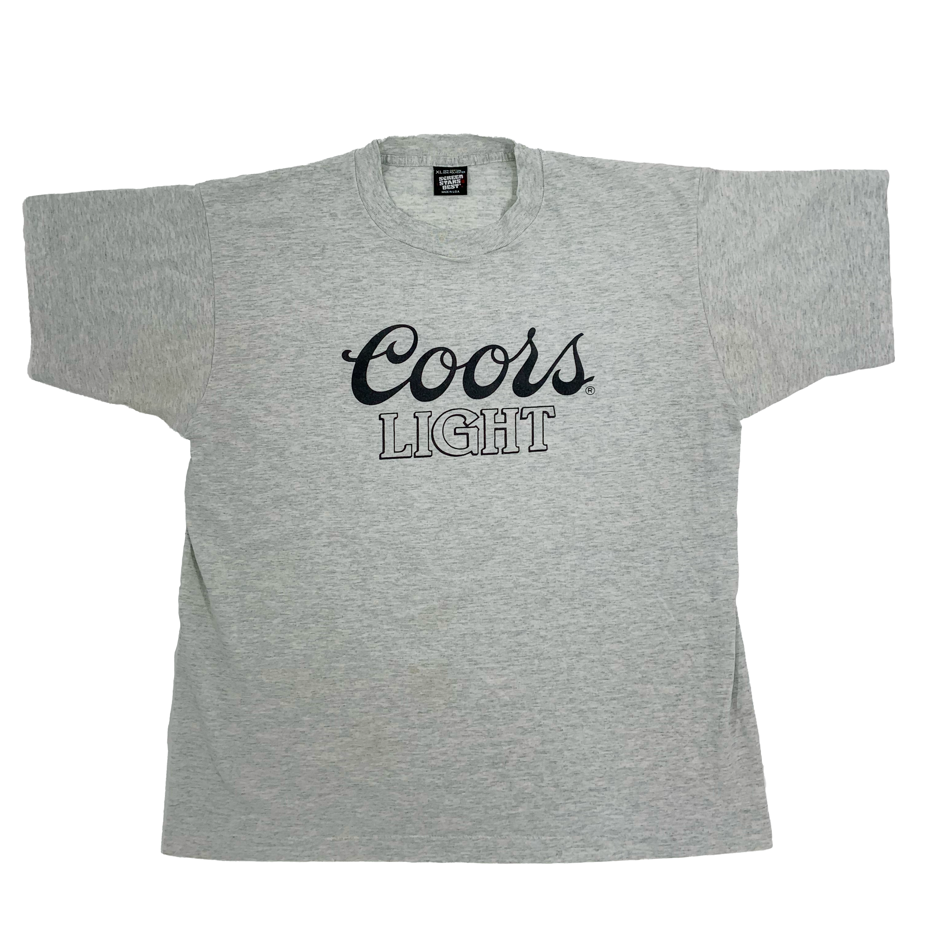 Vintage Coors Light grey t-shirt – Screen Stars Best