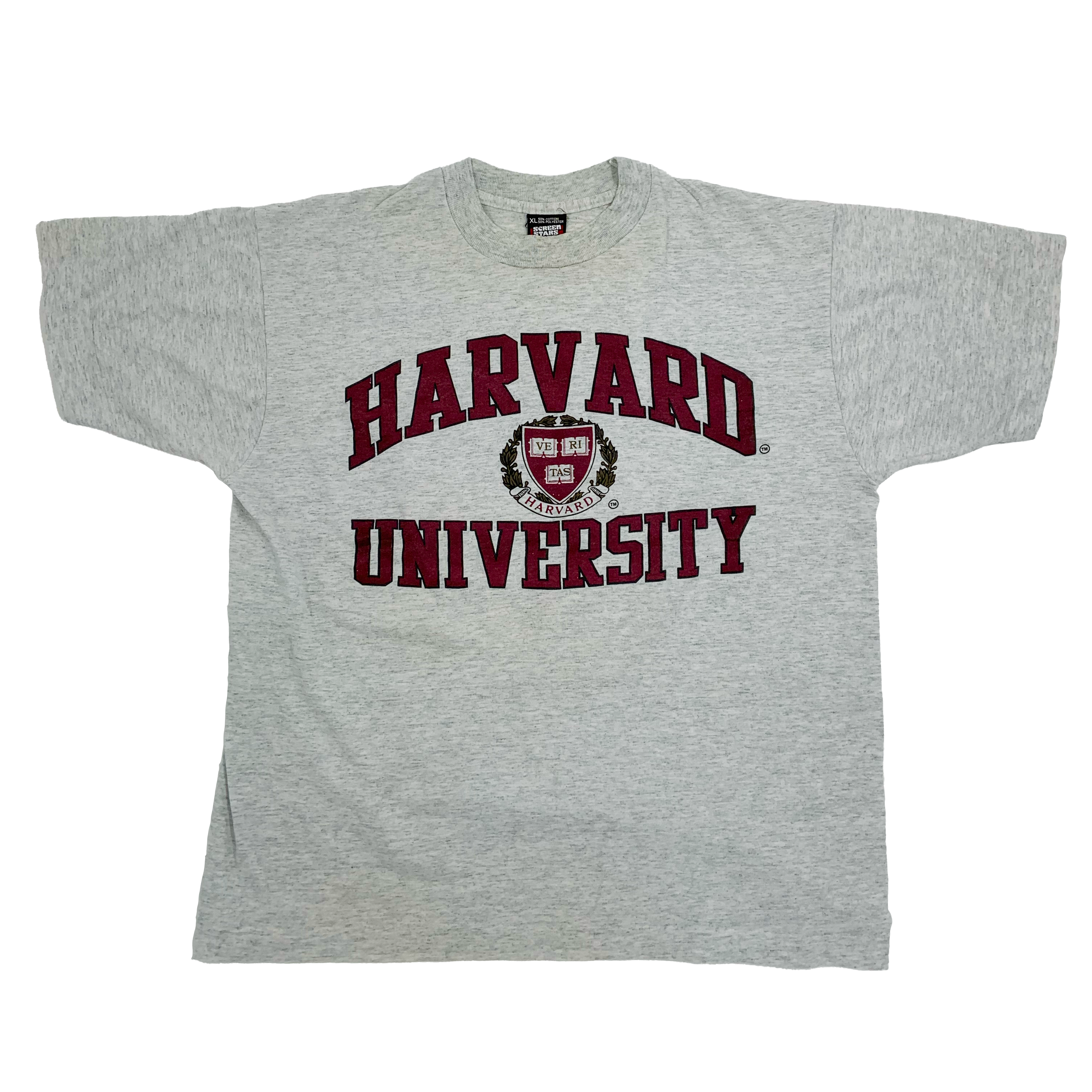 harvard university gear Vintage Harvard University grey t-shirt