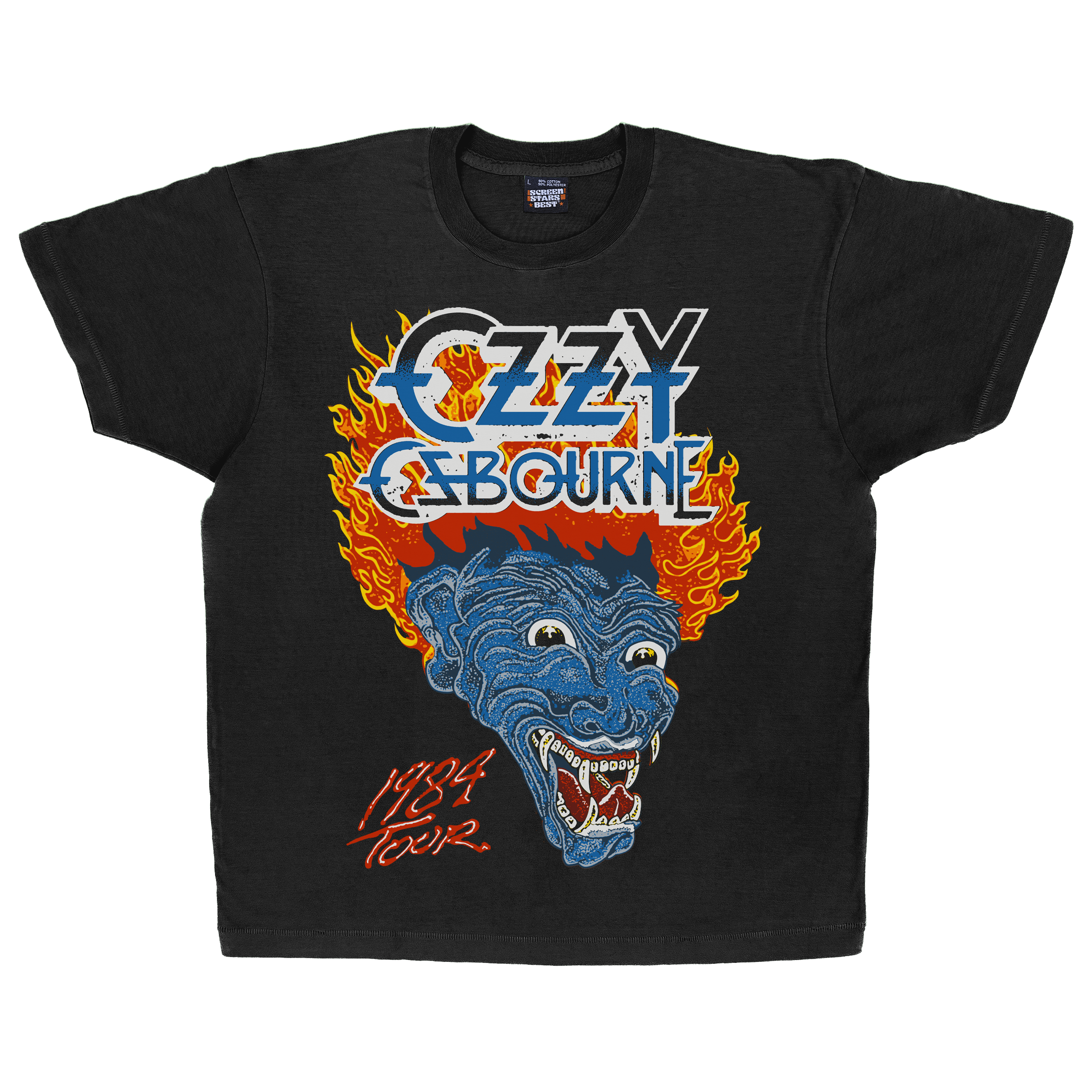 Ozzy - Blue Demon SS Tee – Screen Stars Best
