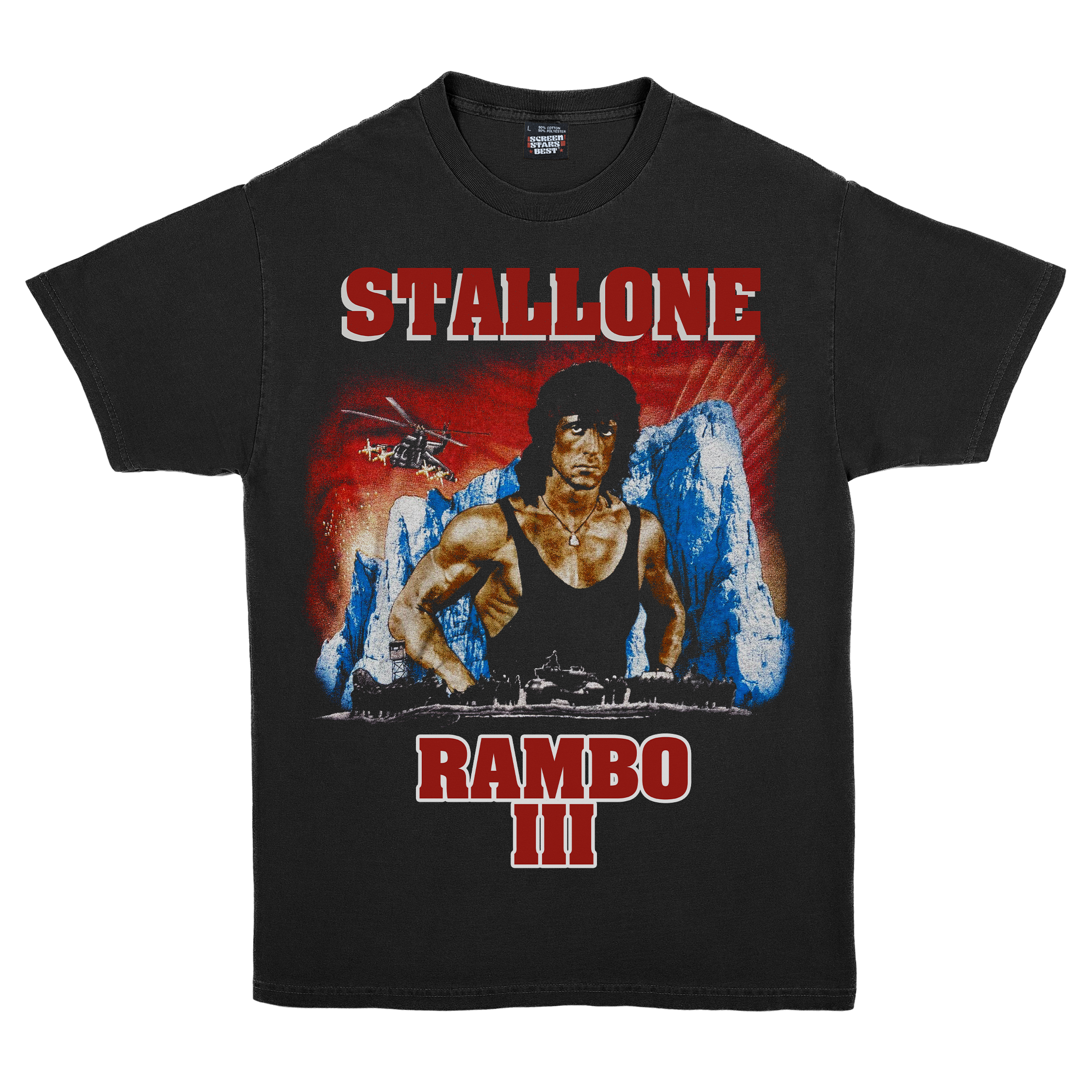 Rambo 3 - Merc SS Tee – Screen Stars Best