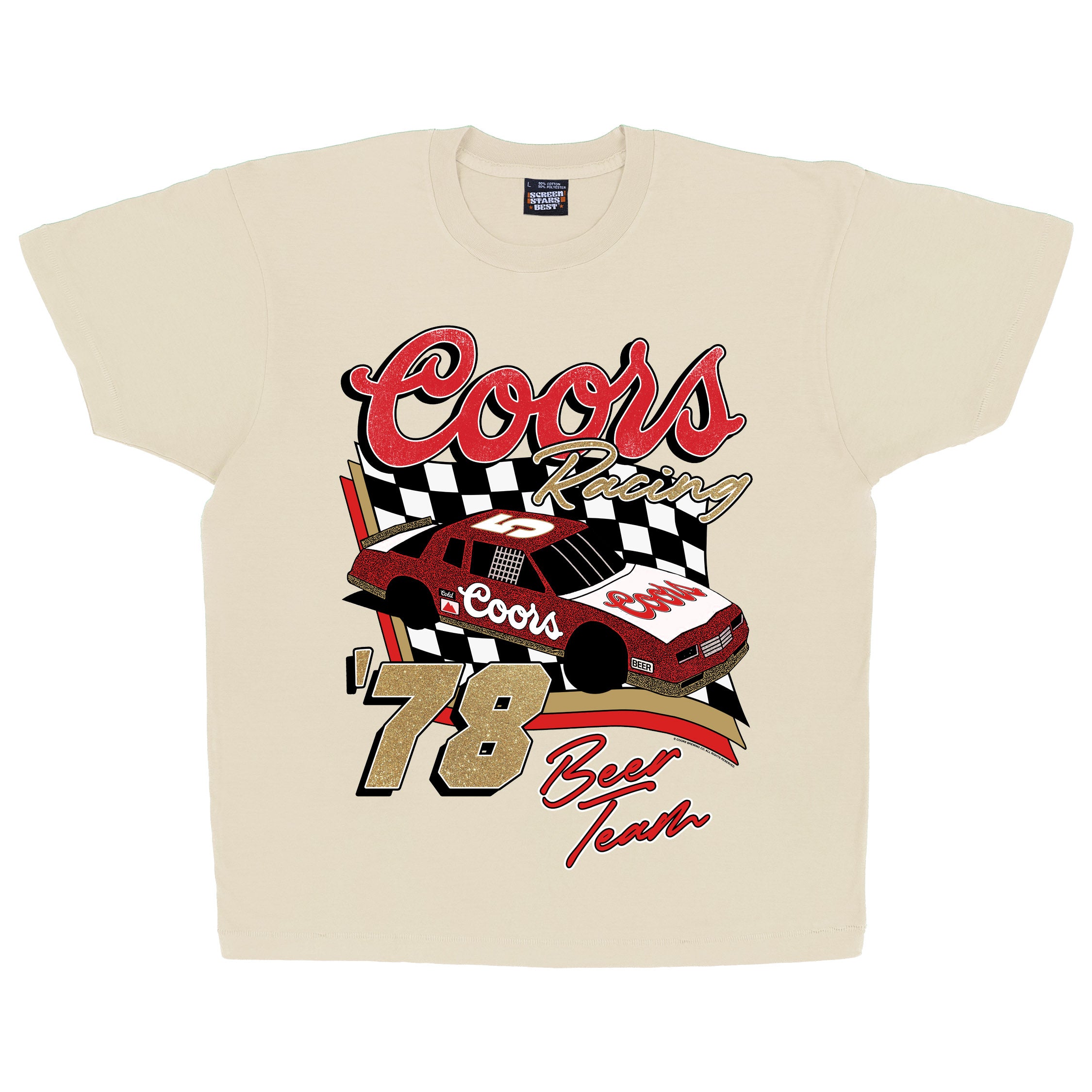 Coors - Racing Beer Team SS Tee – Screen Stars Best